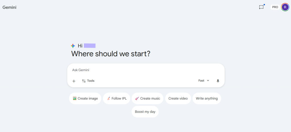 Google Gemini AI Search Tool
